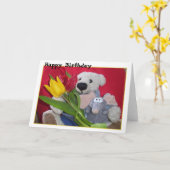 alles Gute zum Geburtstag Karte (Gelbe Blume)