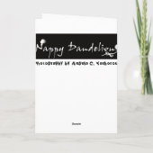 Alles Gute zum Geburtstag Karte (Rückseite)