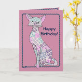 Alles Gute zum Geburtstag! Karte (Gelbe Blume)