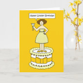 Alles Gute zum Geburtstag! Karte (Gelbe Blume)