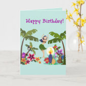 Alles Gute zum Geburtstag Karte (Gelbe Blume)