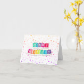 Alles Gute zum Geburtstag Karte (Gelbe Blume)