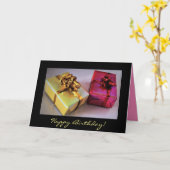 Alles Gute zum Geburtstag! Karte (Gelbe Blume)