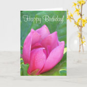 Alles Gute zum Geburtstag! Karte (Gelbe Blume)
