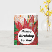Alles Gute zum Geburtstag! Karte (Gelbe Blume)