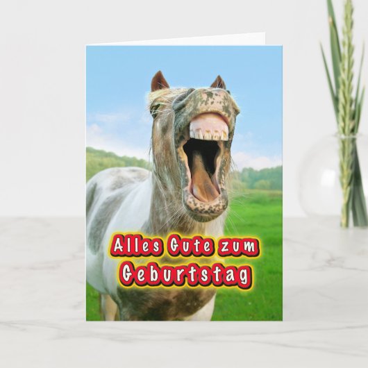Alles Gute zum Geburtstag Karte (Vorderseite)