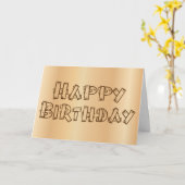 Alles Gute zum Geburtstag Karte (Gelbe Blume)
