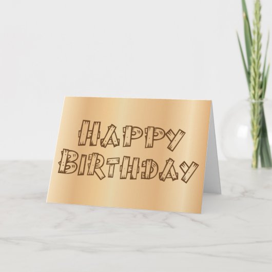 Alles Gute zum Geburtstag Karte (Vorderseite)