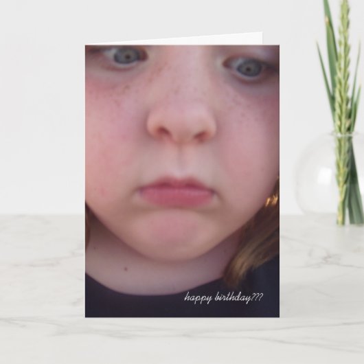 alles Gute zum Geburtstag??? Karte (Vorderseite)