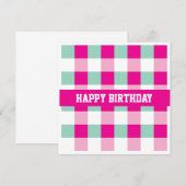 Alles Gute zum Geburtstag Karte (Vorne/Hinten)