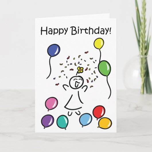 Alles Gute zum Geburtstag Karte (Vorderseite)