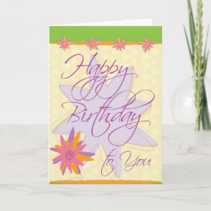 Alles Gute zum Geburtstag Karte