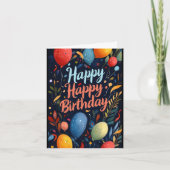 Alles Gute zum Geburtstag  Karte (Vorderseite)