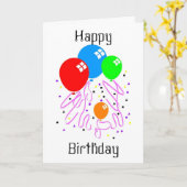 Alles Gute zum Geburtstag Karte (Gelbe Blume)