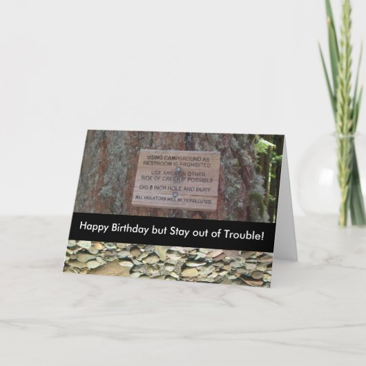 Alles Gute zum Geburtstag Karte (Vorderseite)