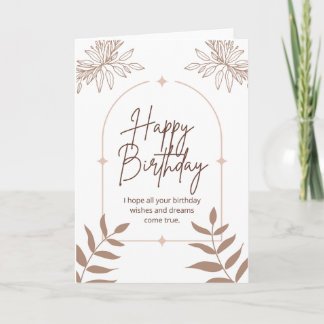 Alles Gute zum Geburtstag  Karte
