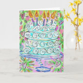 Alles Gute zum Geburtstag! Karte (Gelbe Blume)