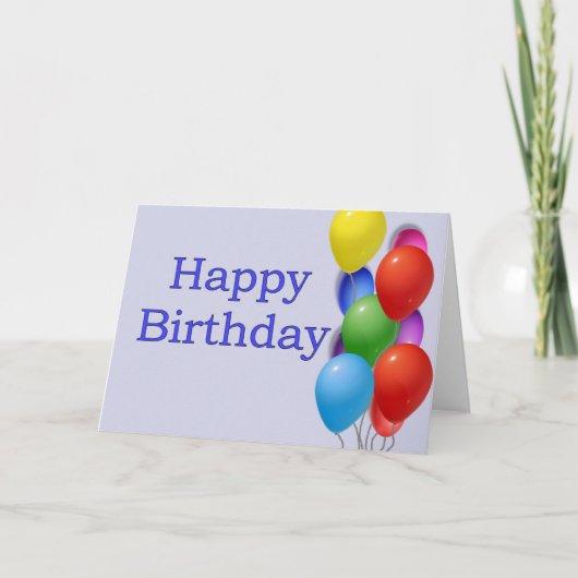Alles Gute zum Geburtstag Karte (Vorderseite)