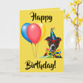 Alles Gute zum Geburtstag! Karte (Gelbe Blume)