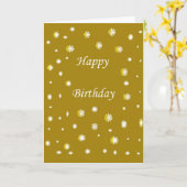 Alles Gute zum Geburtstag Karte (Gelbe Blume)