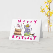 Alles Gute zum Geburtstag! Karte (Gelbe Blume)