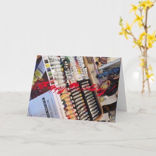 Alles Gute zum Geburtstag! Karte (Gelbe Blume)