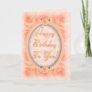 Alles Gute zum Geburtstag! Karte
