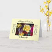Alles Gute zum Geburtstag! Karte (Gelbe Blume)