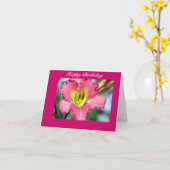 alles Gute zum Geburtstag Karte (Gelbe Blume)