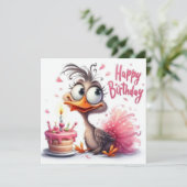 Alles Gute zum Geburtstag Karte (Stehend Vorderseite)