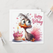 Alles Gute zum Geburtstag Karte (Vorderseite/Rückseite Beispiel)