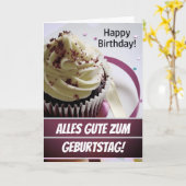 Alles Gute zum Geburtstag Karte (Gelbe Blume)