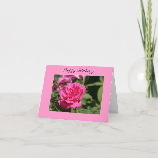 alles Gute zum Geburtstag Karte (Vorderseite)