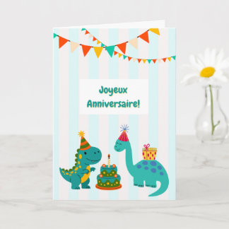 Alles Gute zum Geburtstag Karte Dinosaurier Dinosa