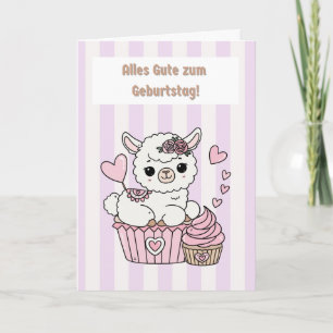 Alles Gute zum Geburtstag Karte für Mädchen