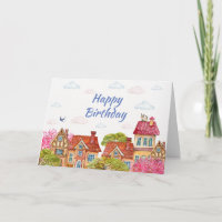 Alles Gute zum Geburtstag Katze auf dem Dach