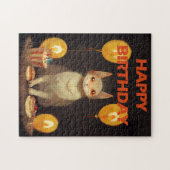 Alles Gute zum Geburtstag! - KatzenParty Puzzle (Horizontal)