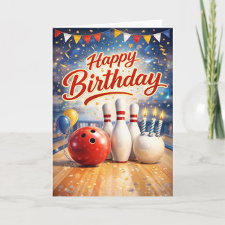 Alles Gute zum Geburtstag - Kegler Karte