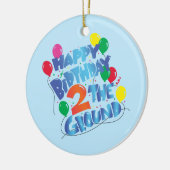 Alles Gute zum Geburtstag Keramik Ornament (Links)