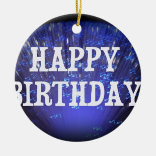 ALLES GUTE ZUM GEBURTSTAG KERAMIKORNAMENT