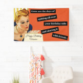 Alles Gute zum Geburtstag, Kerzen ausblasen Vintag Banner (Insitu)