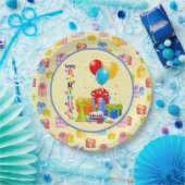 Alles Gute zum Geburtstag Kinder  Pappteller (Party)