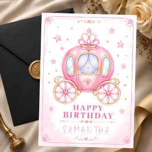 Alles Gute zum Geburtstag, kleine Prinzessinnen-Ku Karte