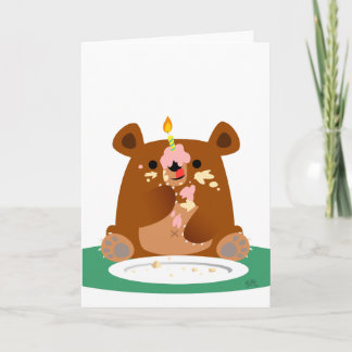 Alles Gute zum Geburtstag, kleiner Bär! Karte