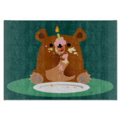 Alles Gute zum Geburtstag, kleiner Bär!! Schneideb Schneidebrett (Vorderseite)