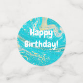 Alles Gute zum Geburtstag! Konfetti (Klein Vorderseite)
