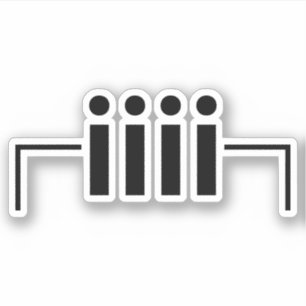 Alles Gute zum Geburtstag[Kuchen] japanischer Aufkleber