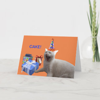 Alles Gute zum Geburtstag KUCHEN Karte