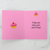 Alles Gute zum Geburtstag! Kuchen-Karte Bostons Karte (Innenseite)