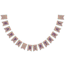 Alles Gute zum Geburtstag Lasst uns die Gefärbte K Wimpelkette